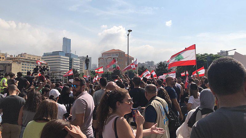 Lebanese crowd