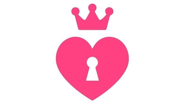 Pink heart logo