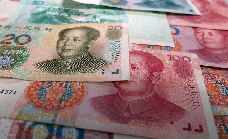 China yuan bills