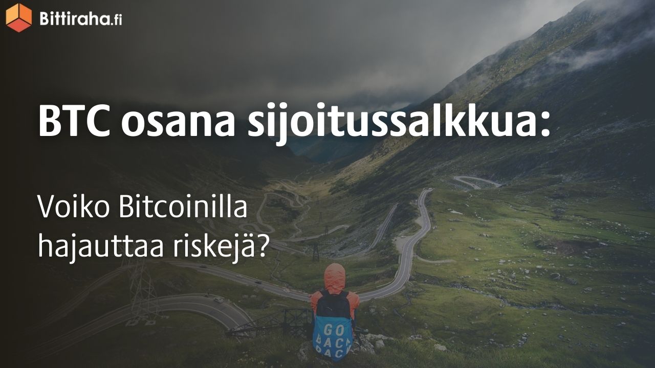 Voiko Bitcoinilla hajauttaa sijoitussalkun riskejä?